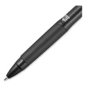 uni-ball 207 Plus+ Gel Pen, Retractable, Medium 0.7 mm, Black Ink, Black Barrel, Dozen (70462)