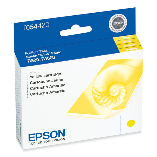 Epson T054420 (54) Ink, 400 Page-Yield, Yellow