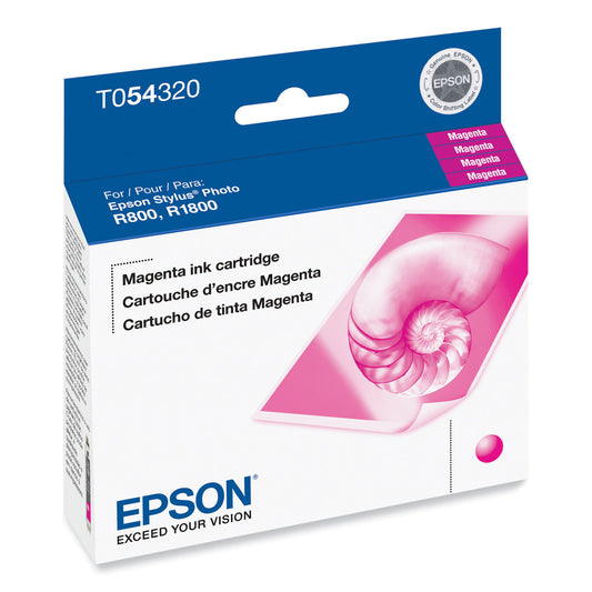 Epson T054320 (54) Ink, 400 Page-Yield, Magenta