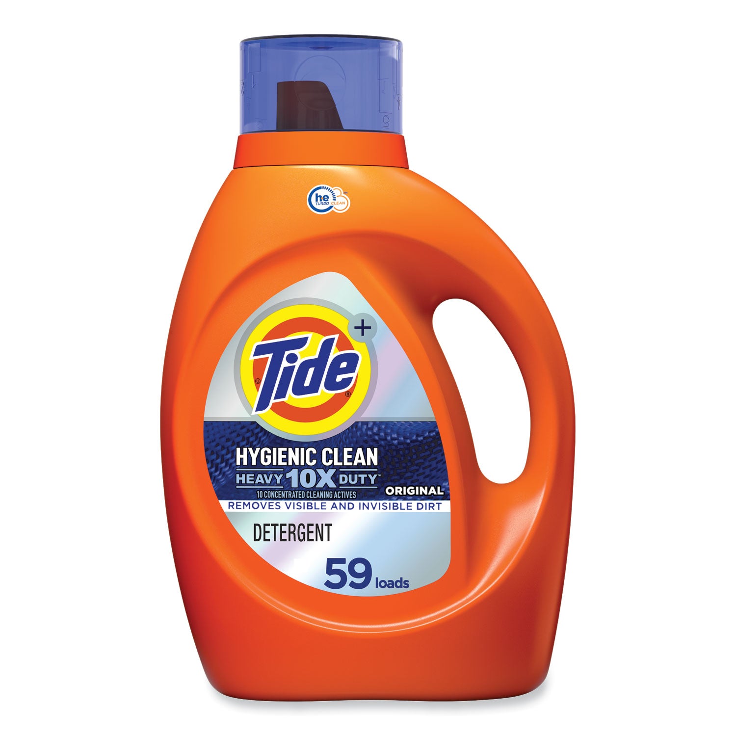 Tide Hygienic Clean Heavy 10x Duty Liquid Laundry Detergent, Original, 92 oz Bottle (00166)