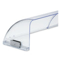 Premium Unbreakable Air Deflector, 3.87 x 9 x 2.75, Clear (50)