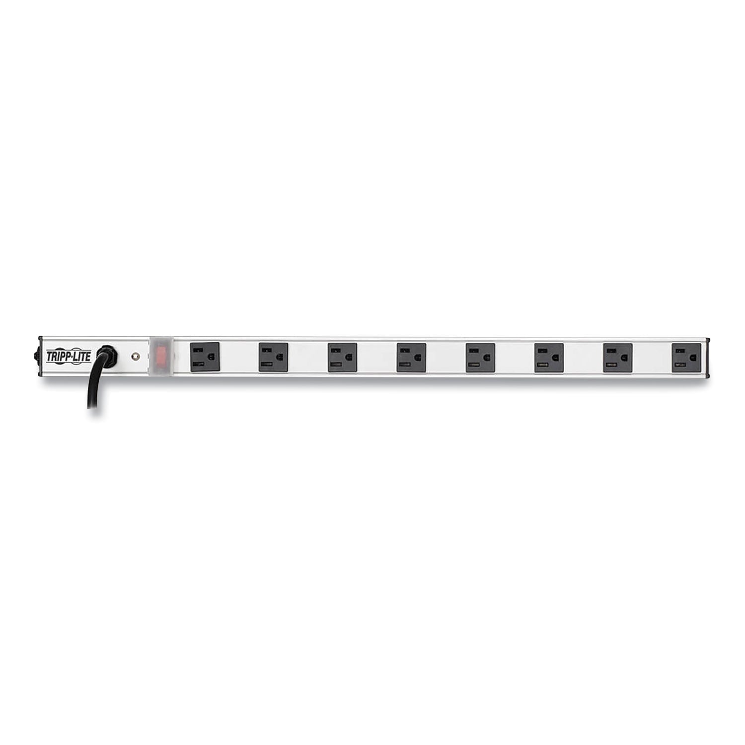 Tripp Lite Vertical Power Strip, 8 Outlets, 15 ft Cord, Silver (PS2408)