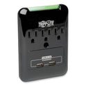 Tripp Lite Protect It! Surge Protector, 3 AC Outlets/2 USB Ports, 540 J, Black (SK30USB)