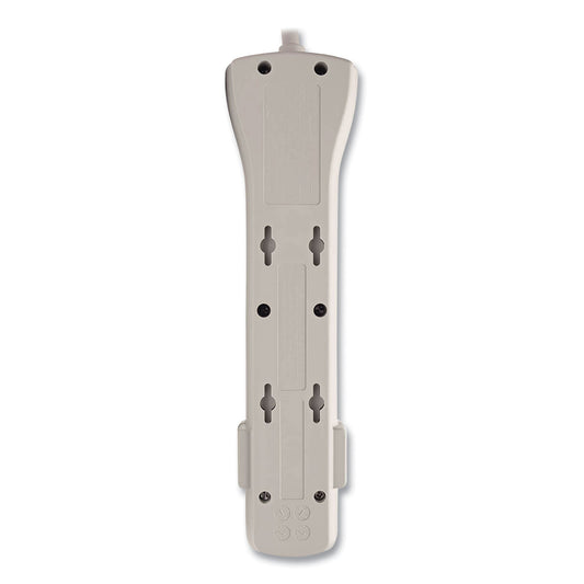 Tripp Lite Protect It! Surge Protector, 7 AC Outlets, 15 ft Cord, 2,520 J, Light Gray (SUPER7TEL15)