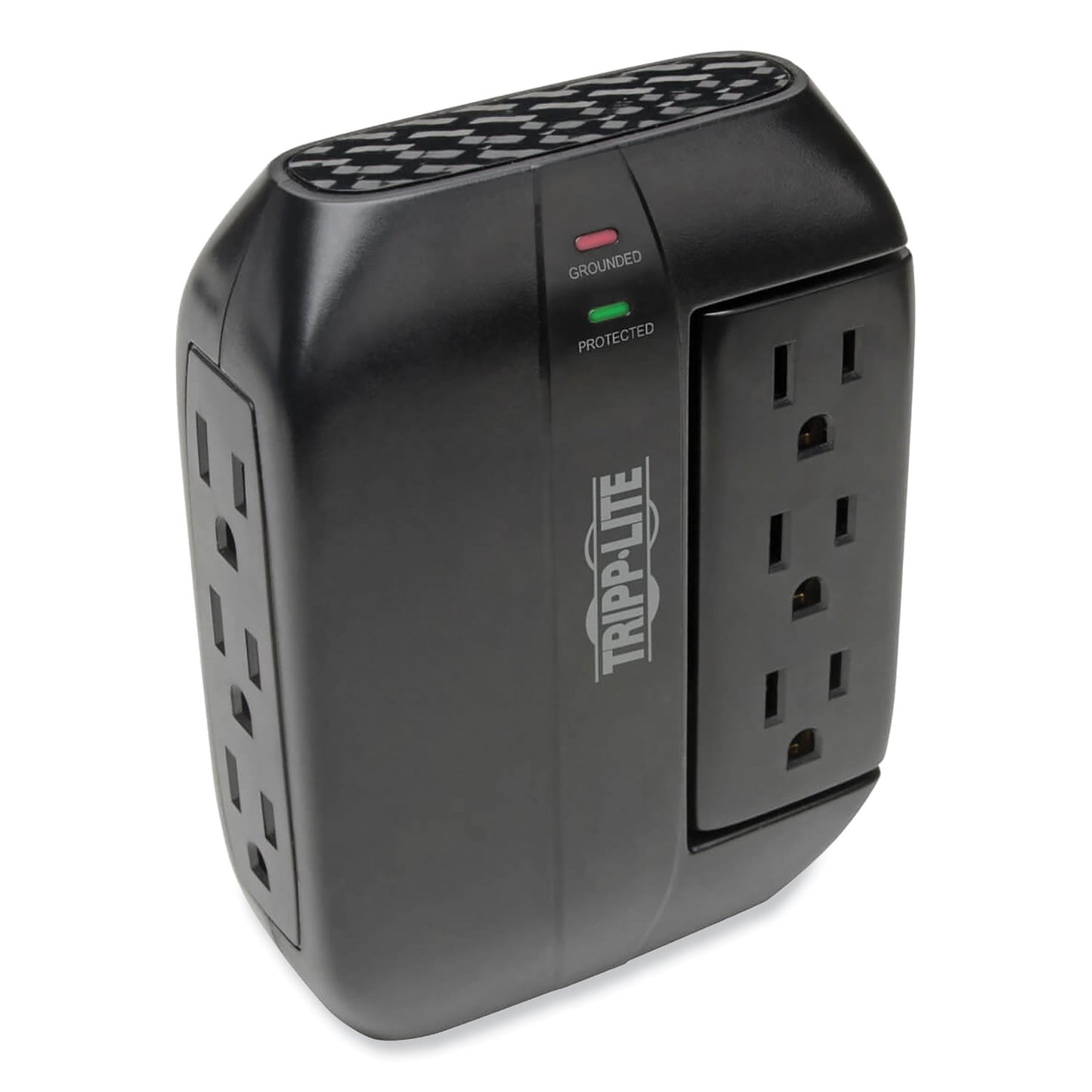 Tripp Lite Protect It! Surge Protector, 6 AC Outlets, 1,500 J, Black (SWIVEL6)