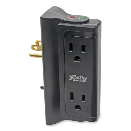 Tripp Lite Protect It! Surge Protector, 4 AC Outlets, 720 J, Black (TLP4BK)