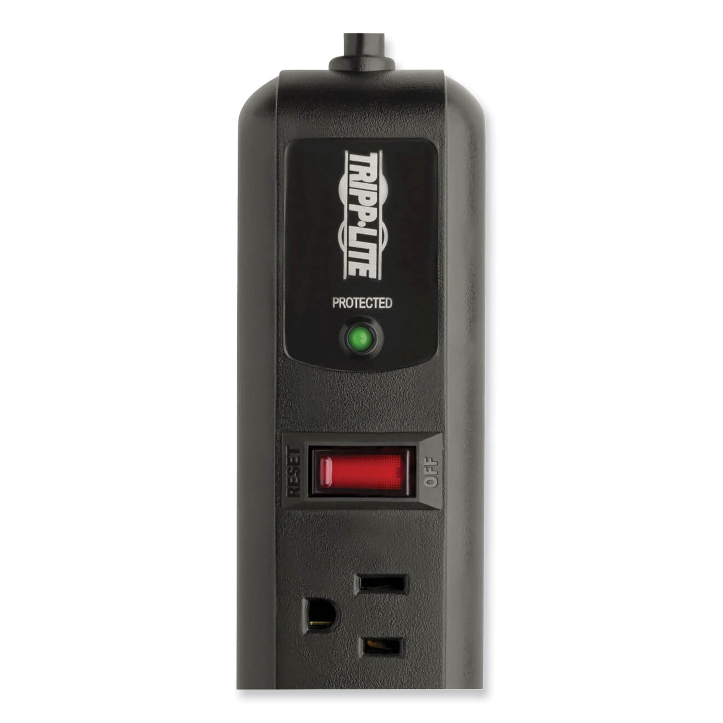 Tripp Lite Protect It! Surge Protector, 7 AC Outlets, 4 ft Cord, 1,080 J, Black (TLP74RB)