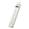 Tripp Lite Protect It! Surge Protector, 6 AC Outlets, 6 ft Cord, 790 J, Light Gray (TLP606)