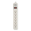 Tripp Lite Protect It! Surge Protector, 6 AC Outlets, 6 ft Cord, 790 J, Light Gray (TLP606)