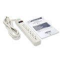 Tripp Lite Protect It! Surge Protector, 6 AC Outlets, 6 ft Cord, 790 J, Light Gray (TLP606)