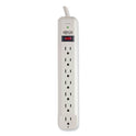 Tripp Lite Protect It! Surge Protector, 7 AC Outlets, 12 ft Cord, 1,080 J, Light Gray (TLP712)