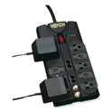 Tripp Lite Protect It! Surge Protector, 8 AC Outlets, 10 ft Cord, 3,240 J, Black (TLP810NET)