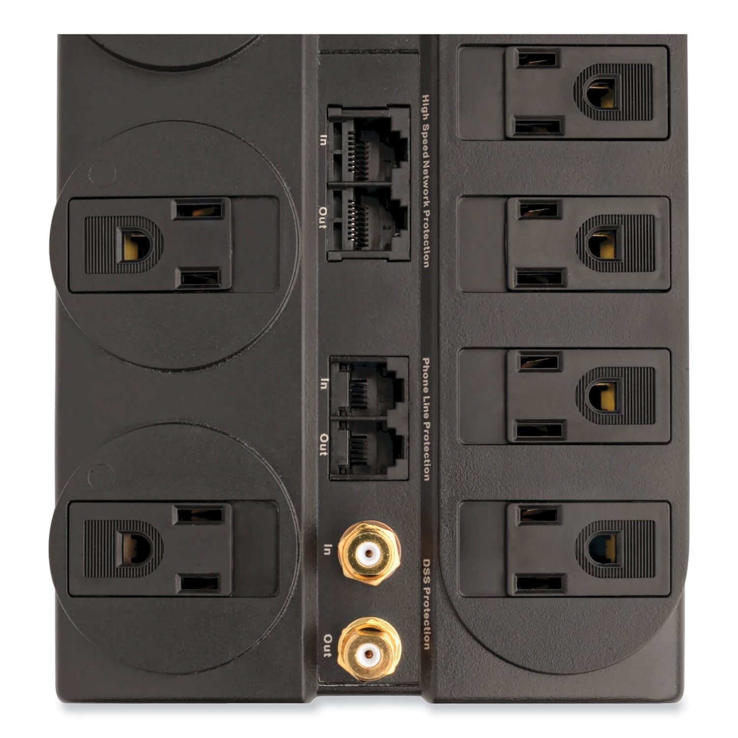 Tripp Lite Protect It! Surge Protector, 8 AC Outlets, 10 ft Cord, 3,240 J, Black (TLP810NET)