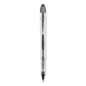 uni-ball VISION ELITE Hybrid Gel Pen, Stick, Bold 0.8 mm, Black Ink, White/Black/Clear Barrel (61231)
