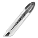 uni-ball VISION ELITE Hybrid Gel Pen, Stick, Bold 0.8 mm, Black Ink, White/Black/Clear Barrel (61231)
