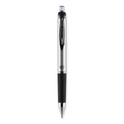 uni-ball 207 Impact Gel Pen, Retractable, Bold 1 mm, Blue Ink, Black/Blue Barrel (65871)