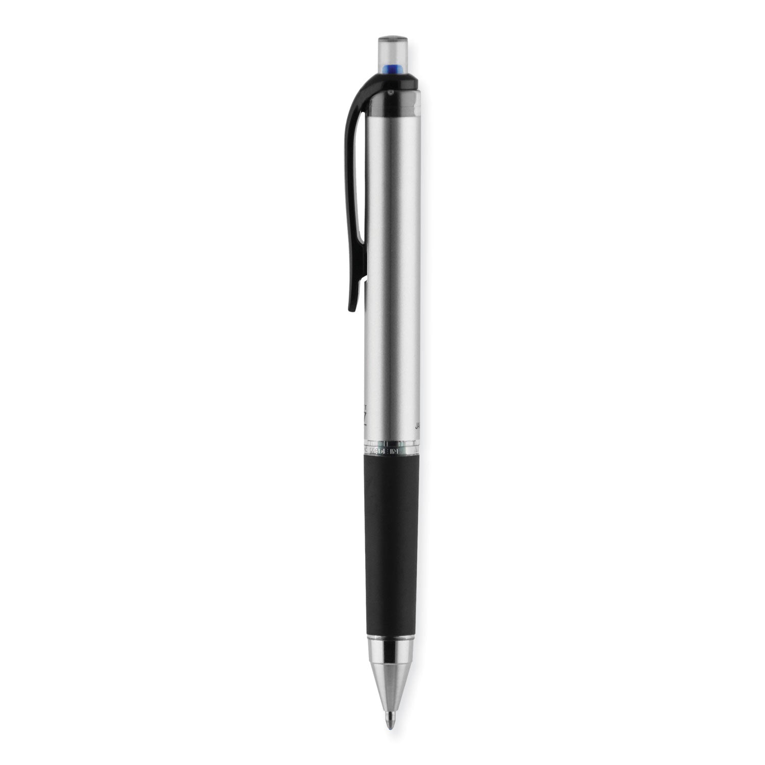 uni-ball 207 Impact Gel Pen, Retractable, Bold 1 mm, Blue Ink, Black/Blue Barrel (65871)