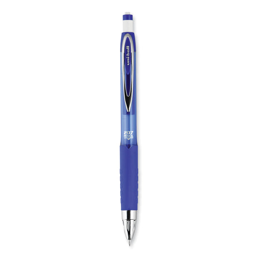 uni-ball 207 Mechanical Pencil, 0.7 mm, HB (#2), Black Lead, Blue Barrel, Dozen (70127)