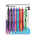 uni-ball Jetstream Elements Hybrid Gel Pen, Retractable, Medium 1 mm, Assorted Ink and Barrel Colors, 12/Pack (70171)