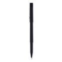 uni-ball Roller Ball Pen, Stick, Extra-Fine 0.5 mm, Black Ink, Black Barrel, 36/Pack (1921065)