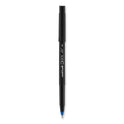 uni-ball ONYX Roller Ball Pen, Stick, Fine 0.7 mm, Blue Ink, Black/Blue Barrel, 72/Pack (2013568)