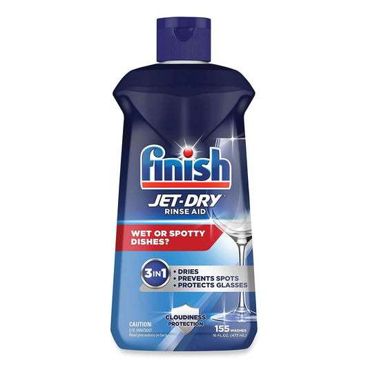 FINISH Jet-Dry Rinse Agent, 16 oz Bottle, 6/Carton (78826CT)