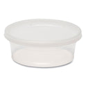 GEN Plastic Deli Container with Lid, 8 oz, Clear, Plastic, 240/Carton (DELI8OZ)