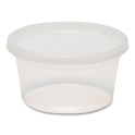 GEN Plastic Deli Container with Lid, 12 oz, Clear, Plastic, 240/Carton (DELI12OZ)