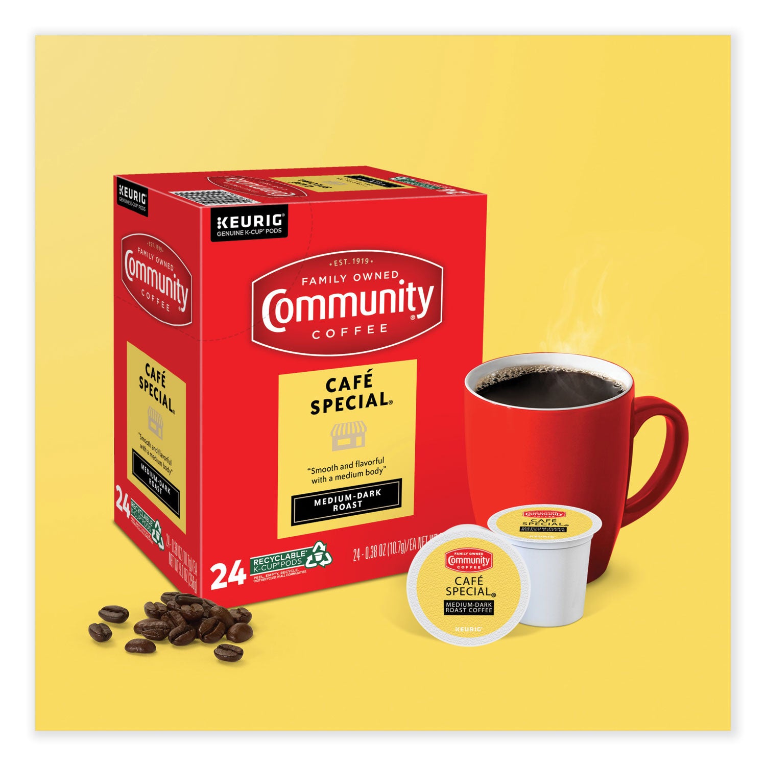 Community Coffee Cafe Special K-Cup, 24/Box (6405CC)