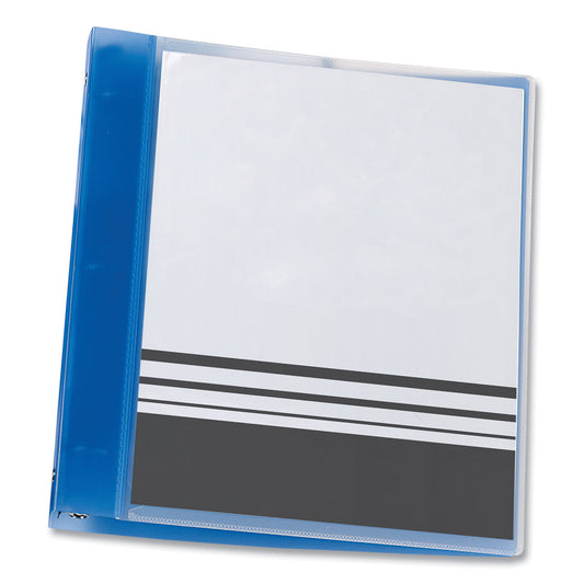 Avery Flexible View Binder with Round Rings, 3 Rings, 1" Capacity, 11 x 8.5, Blue (17675)