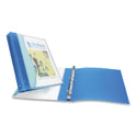 Avery Flexible View Binder with Round Rings, 3 Rings, 0.5" Capacity, 11 x 8.5, Blue (17670)