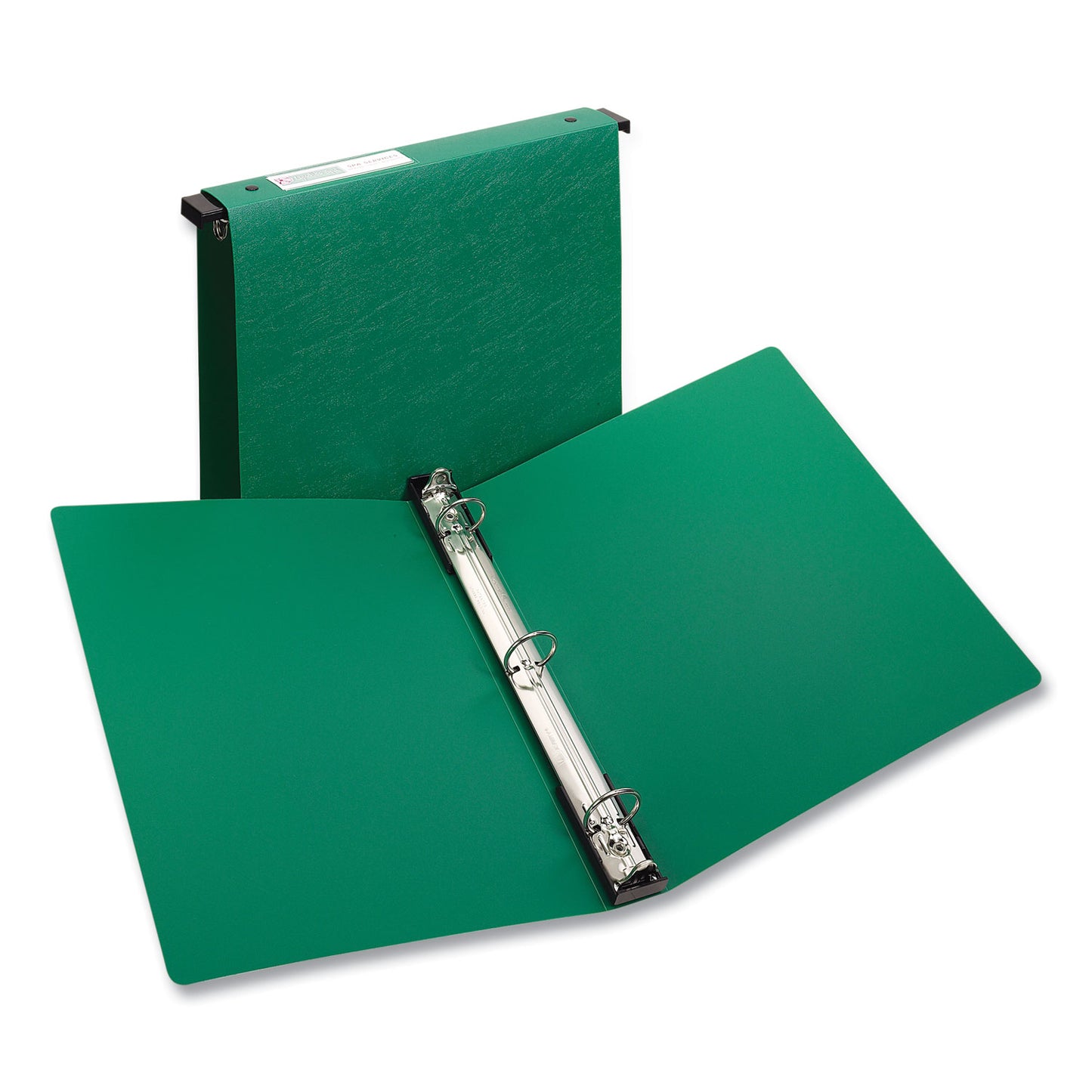 Avery Hanging Storage Flexible Non-View Binder with Round Rings, 3 Rings, 1" Capacity, 11 x 8.5, Green (14802)