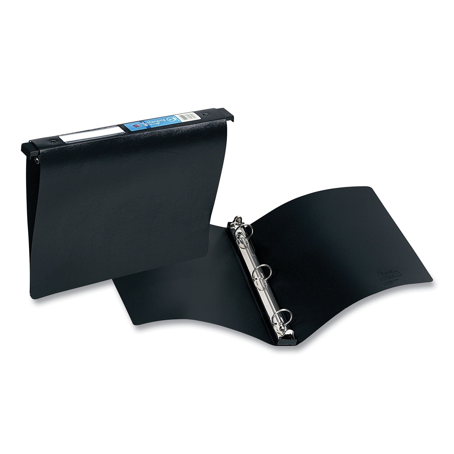 Avery Hanging Storage Flexible Non-View Binder with Round Rings, 3 Rings, 1" Capacity, 11 x 8.5, Black (14801)