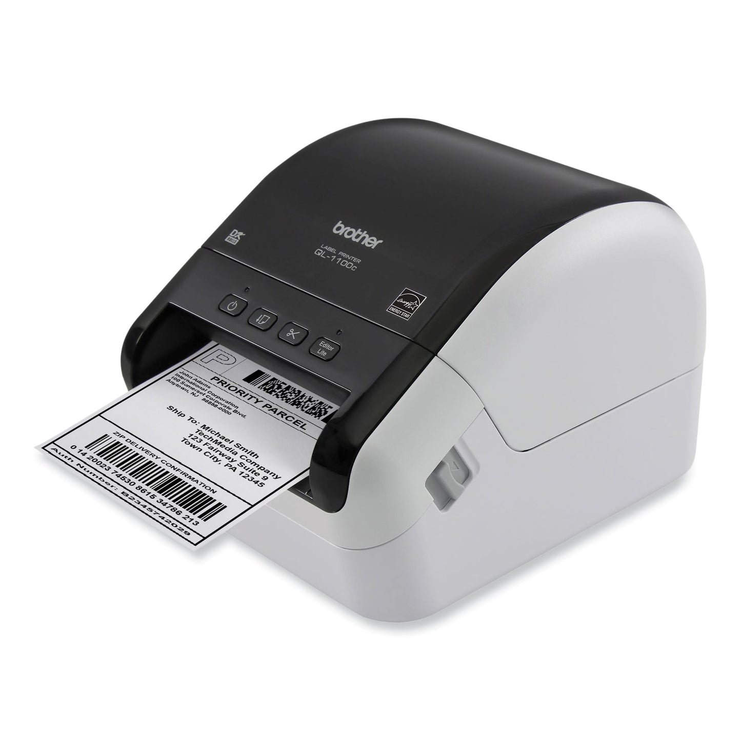 Brother QL-1100C Wide Format Professional Label Printer, 69 Labels/min Print Speed, 5.9 x 8.7 x 6.7