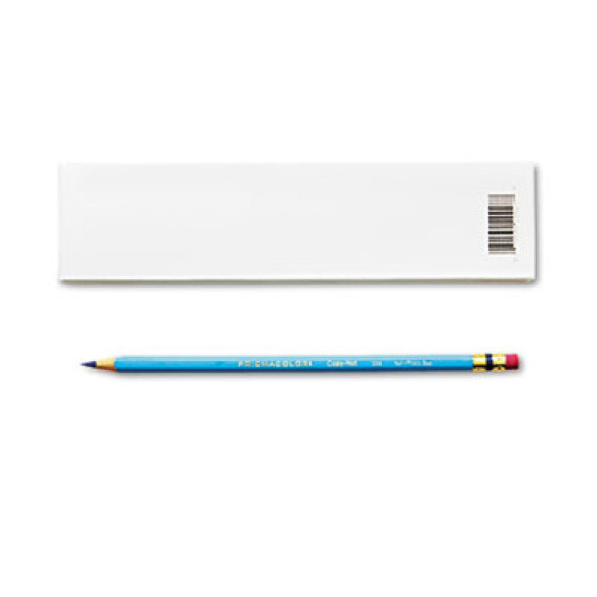 Col-erase Pencil With Eraser, 0.7 Mm, 2b (#1), Non-photo Blue Lead, Non-photo Blue Barrel, Dozen