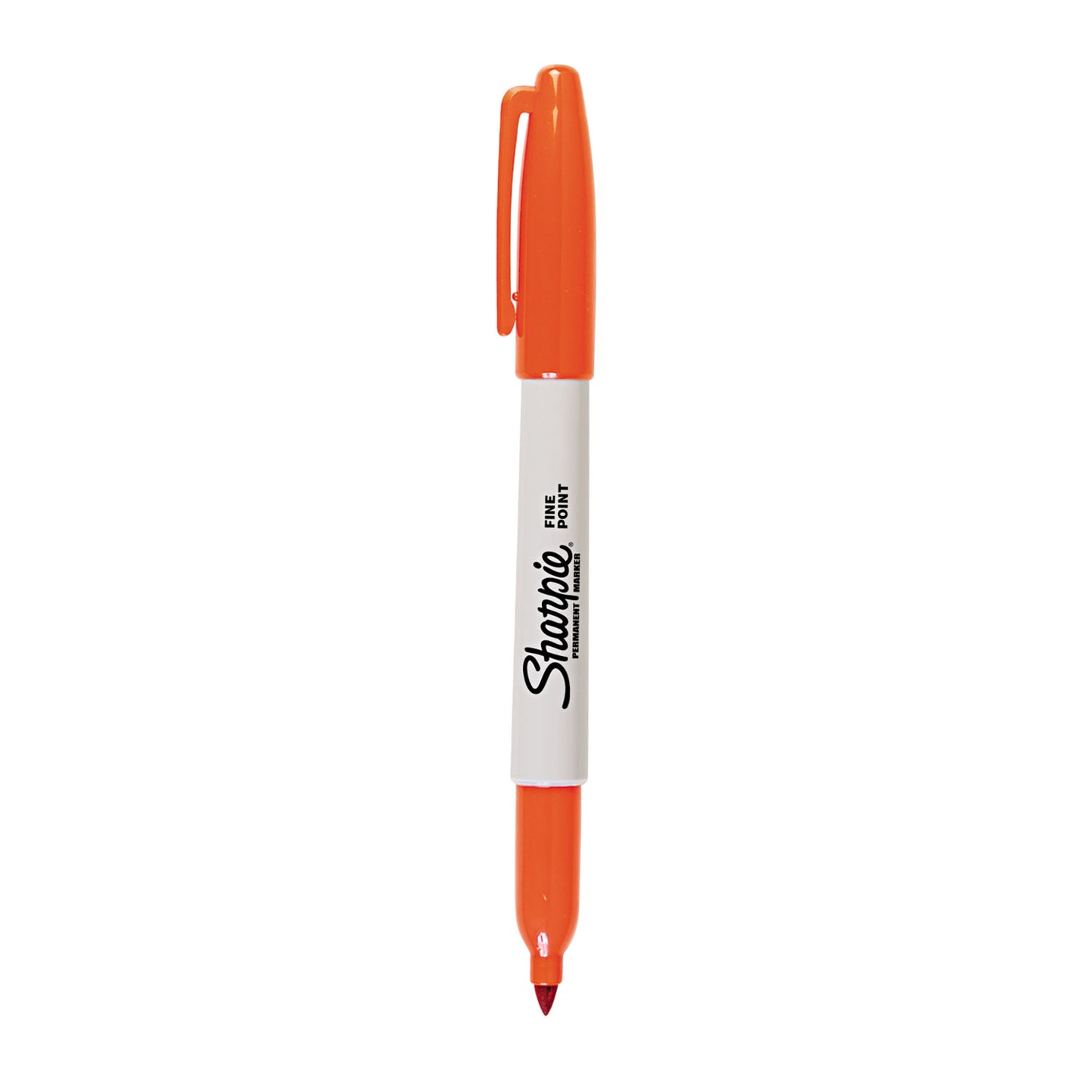 Sharpie Fine Tip Permanent Marker, Fine Bullet Tip, Orange, Dozen (30006)