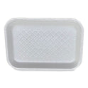 GEN Meat Trays, #2S, 8.5 x 6 x 0.7, White, 500/Carton (2SWH)