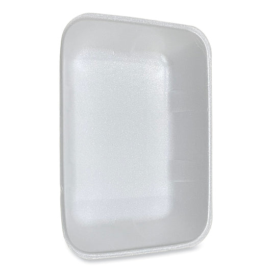 GEN Meat Trays, #20K, 12 x 8.7 x 2.45, White, 125/Carton (20KWH)