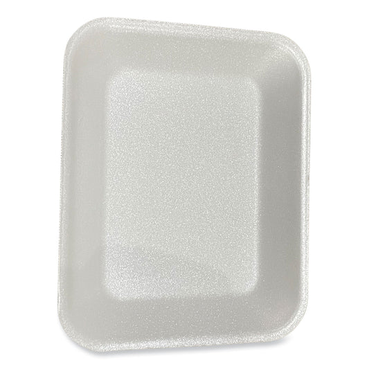 GEN Meat Trays, #8P, 10.8 x 8.82 x 1.5, White, 200/Carton (8PWH)