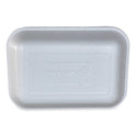 GEN Meat Trays, #2. 8.5 x 6.03 x 1.11, White, 500/Carton (2WH)