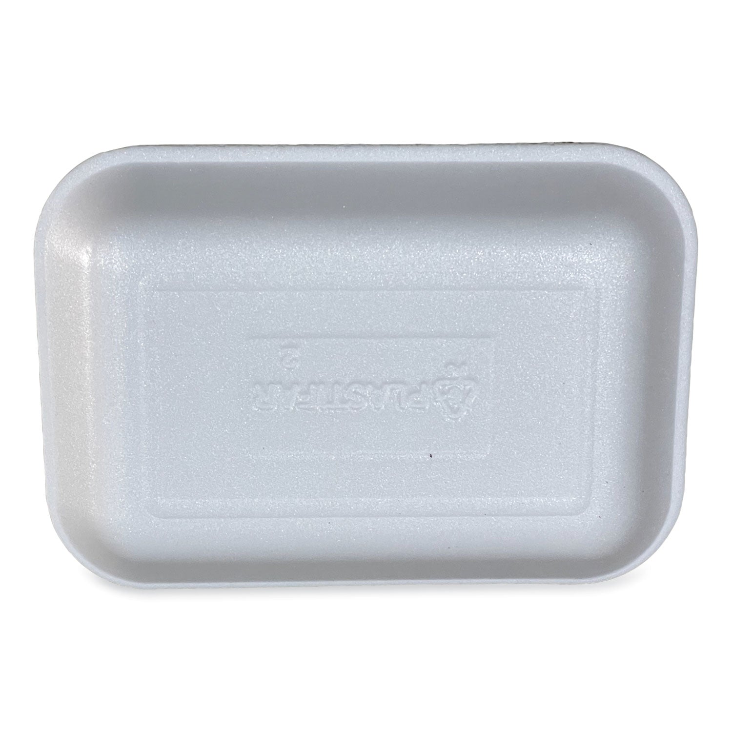 GEN Meat Trays, #2. 8.5 x 6.03 x 1.11, White, 500/Carton (2WH)