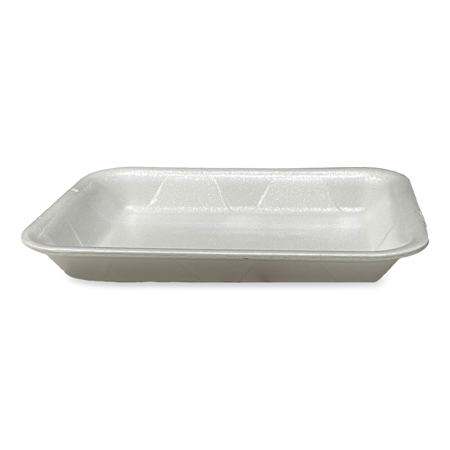 GEN Meat Trays, #4P, 9.5 x 7.19 x 1.2, White, 500/Carton (4PWH)