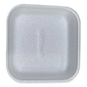 GEN Meat Trays, #1, 5.38 x 5.38 x 1.07, White, 500/Carton (1WH)