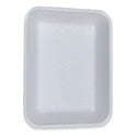 GEN Meat Trays, #3P, 8.7 x 6.6 x 1.1, White, 400/Carton (3PWH)