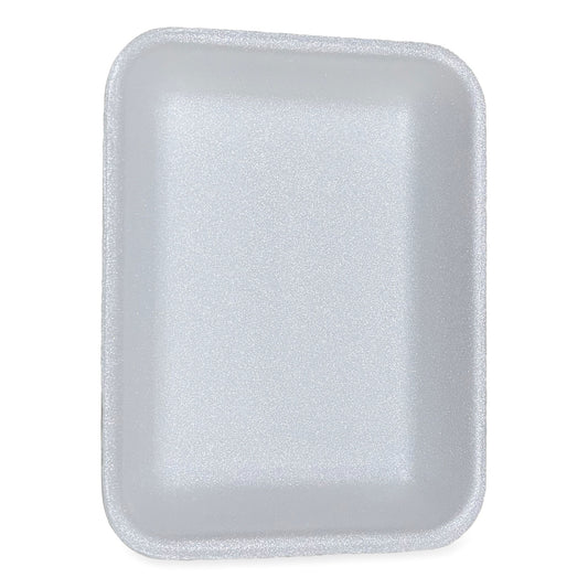 GEN Meat Trays, #3P, 8.7 x 6.6 x 1.1, White, 400/Carton (3PWH)