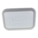 GEN Meat Trays, #2S, 8.5 x 6 x 0.7, White, 500/Carton (2SWH)