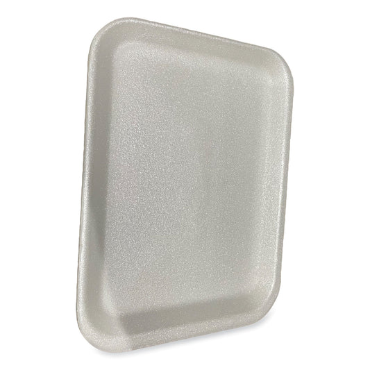 GEN Meat Trays, #4S, 9.5 x 7.25 x 0.5, White, 500/Carton (4SWH)