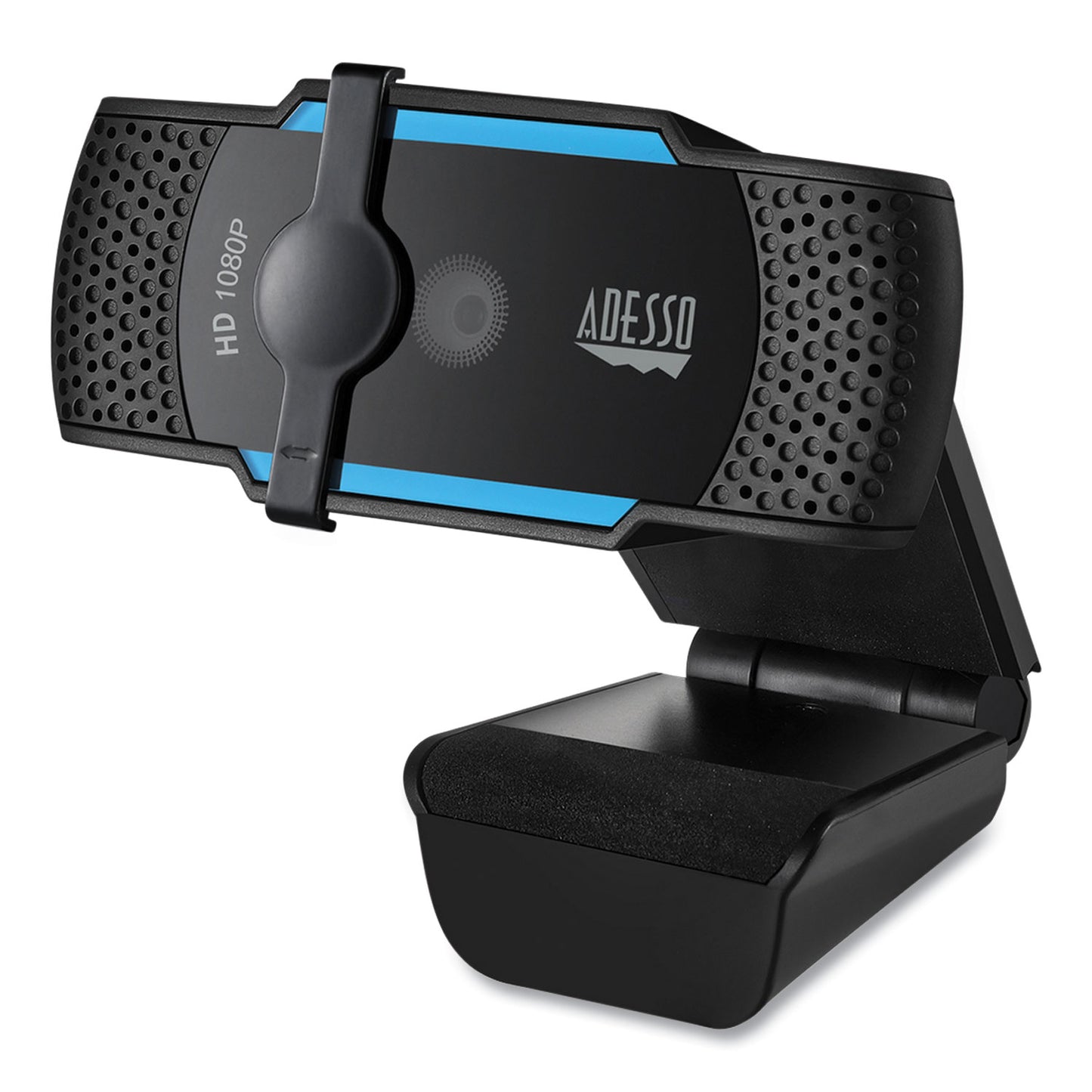 Adesso CyberTrack H5 1080P HD USB AutoFocus Webcam with Microphone, 1920 Pixels x 1080 Pixels, 2.1 Mpixels, Black