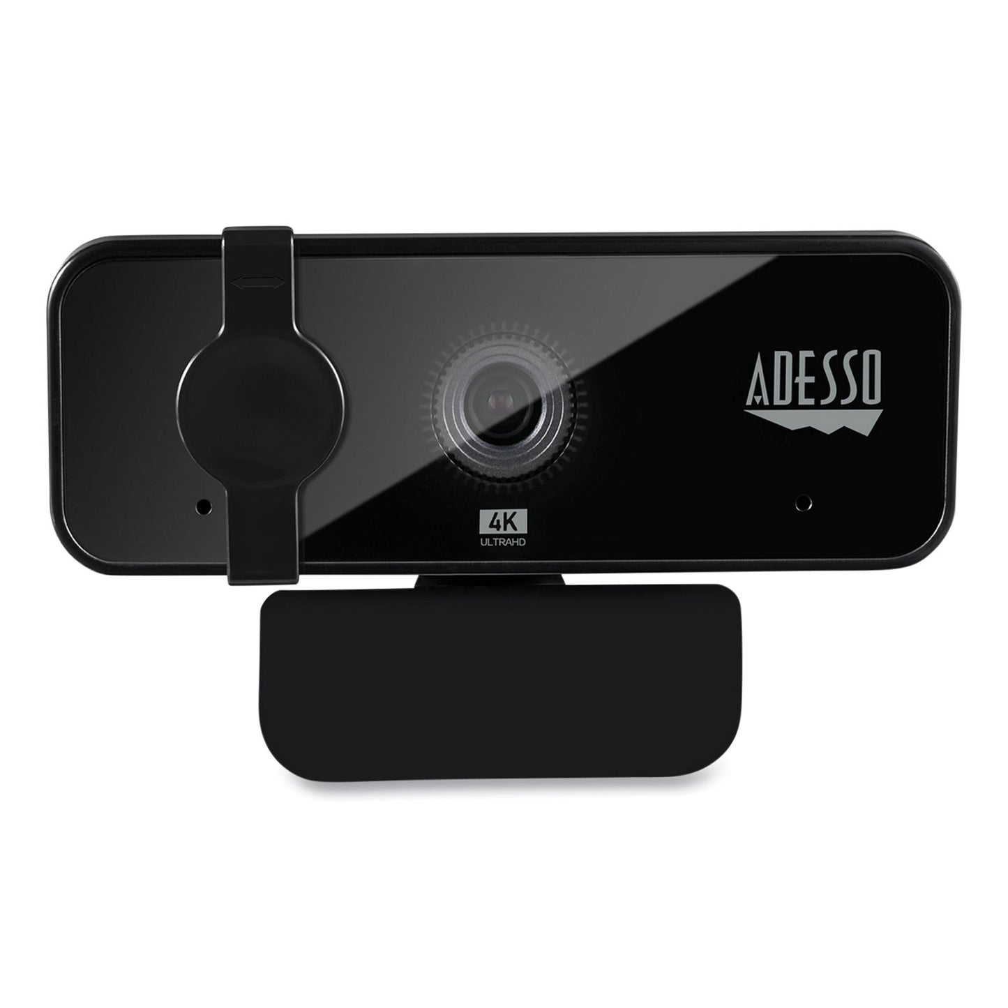 Adesso CyberTrack H6 4K USB Fixed Focus Webcam with Microphone, 3840 Pixels x 2160 Pixels, 8 Mpixels, Black