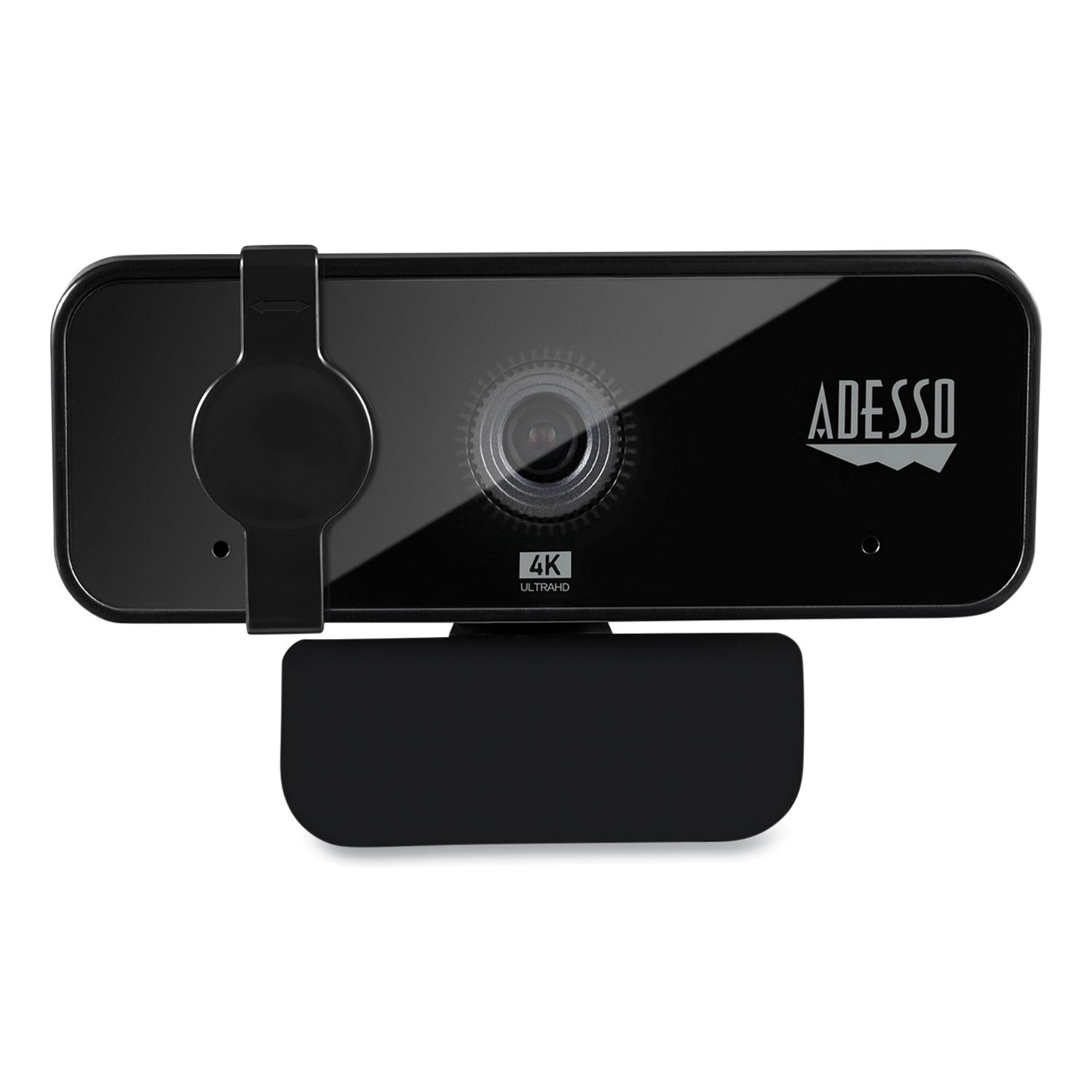 Adesso CyberTrack H6 4K USB Fixed Focus Webcam with Microphone, 3840 Pixels x 2160 Pixels, 8 Mpixels, Black